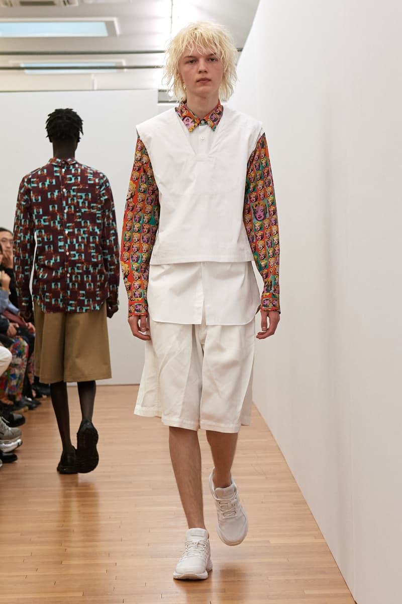 COMME des GARÇONS SHIRT Spring/Summer 2024 SS24 Runway Show Men's Paris Fashion Week Andy Warhol Foundation Marilyn Monroe