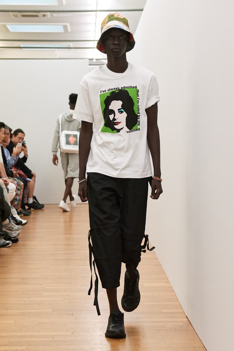 COMME des GARÇONS SHIRT Spring/Summer 2024 SS24 Runway Show Men's Paris Fashion Week Andy Warhol Foundation Marilyn Monroe