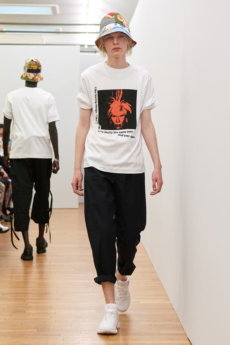 COMME des GARÇONS SHIRT Spring/Summer 2024 SS24 Runway Show Men's Paris Fashion Week Andy Warhol Foundation Marilyn Monroe