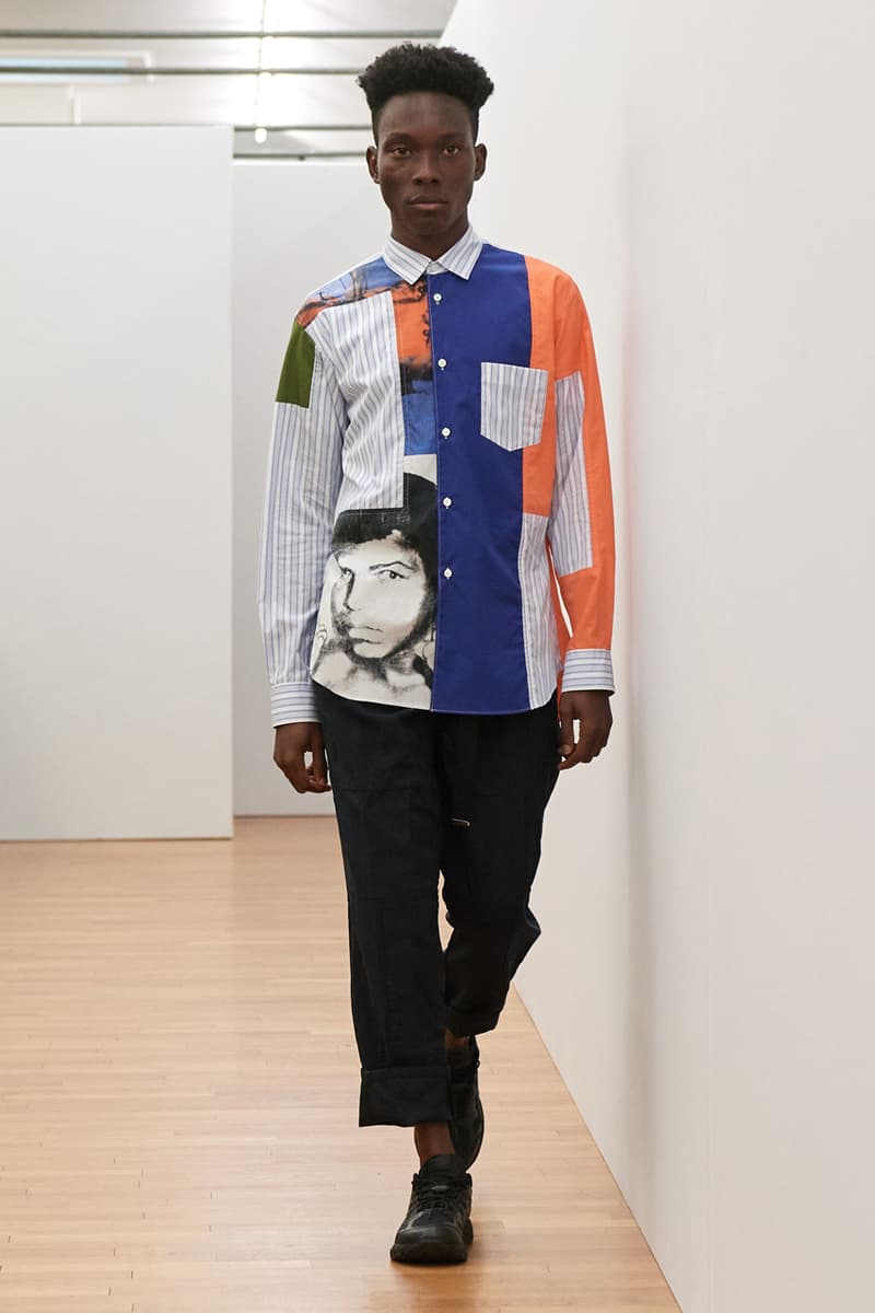 COMME des GARÇONS SHIRT Spring/Summer 2024 SS24 Runway Show Men's Paris Fashion Week Andy Warhol Foundation Marilyn Monroe