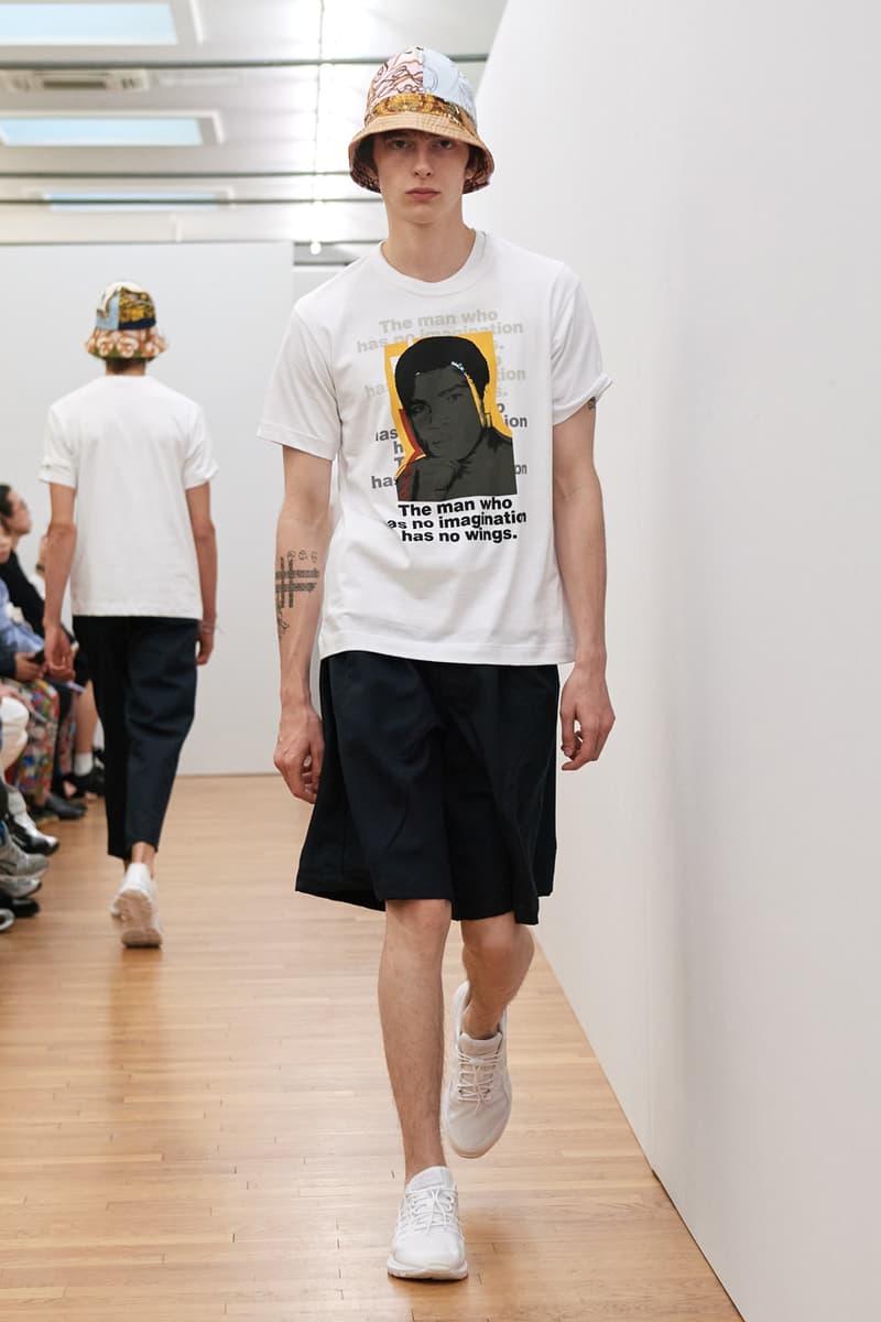 COMME des GARÇONS SHIRT Spring/Summer 2024 SS24 Runway Show Men's Paris Fashion Week Andy Warhol Foundation Marilyn Monroe