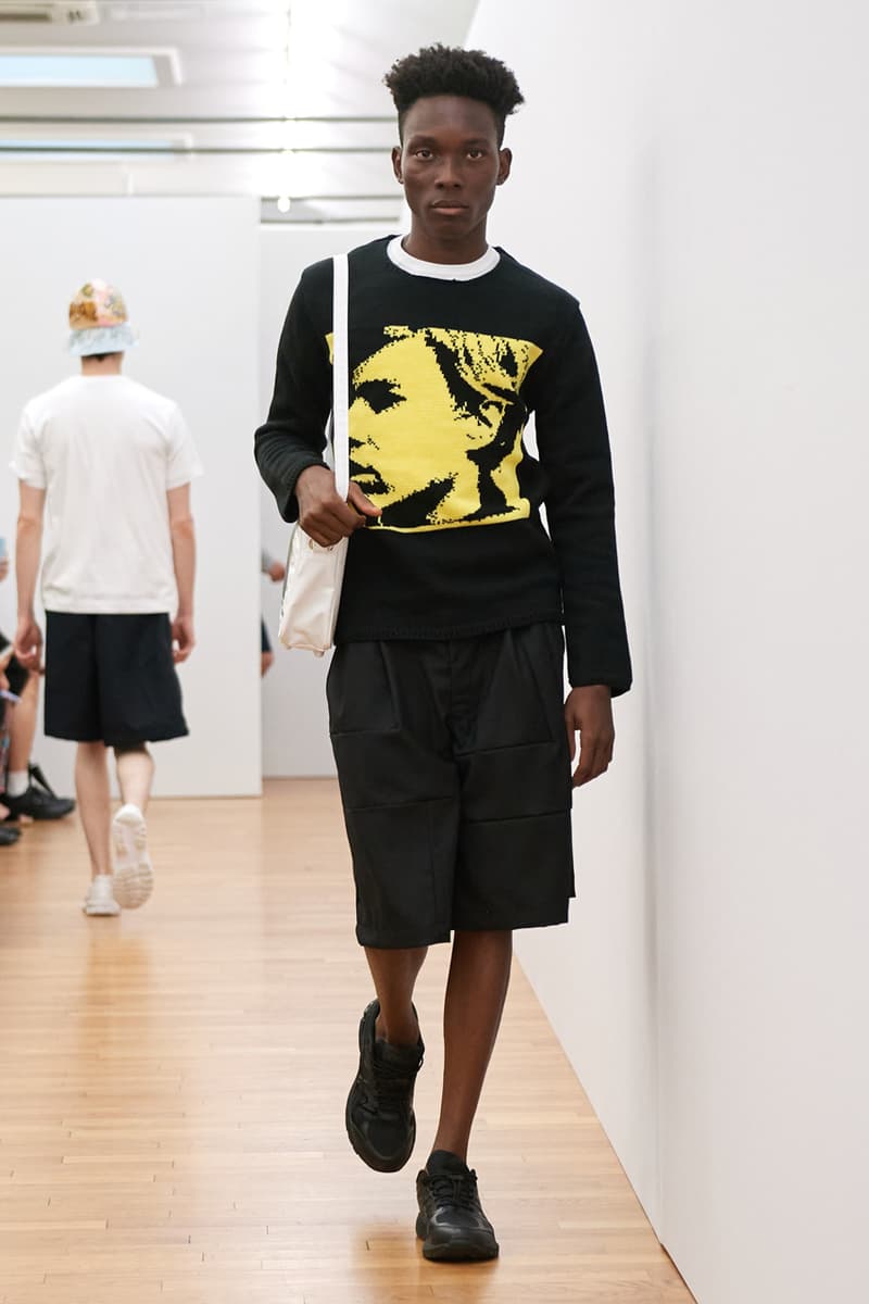 COMME des GARÇONS SHIRT Spring/Summer 2024 SS24 Runway Show Men's Paris Fashion Week Andy Warhol Foundation Marilyn Monroe