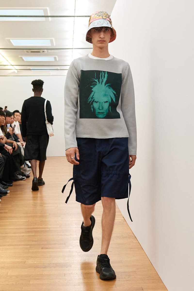 COMME des GARÇONS SHIRT Spring/Summer 2024 SS24 Runway Show Men's Paris Fashion Week Andy Warhol Foundation Marilyn Monroe