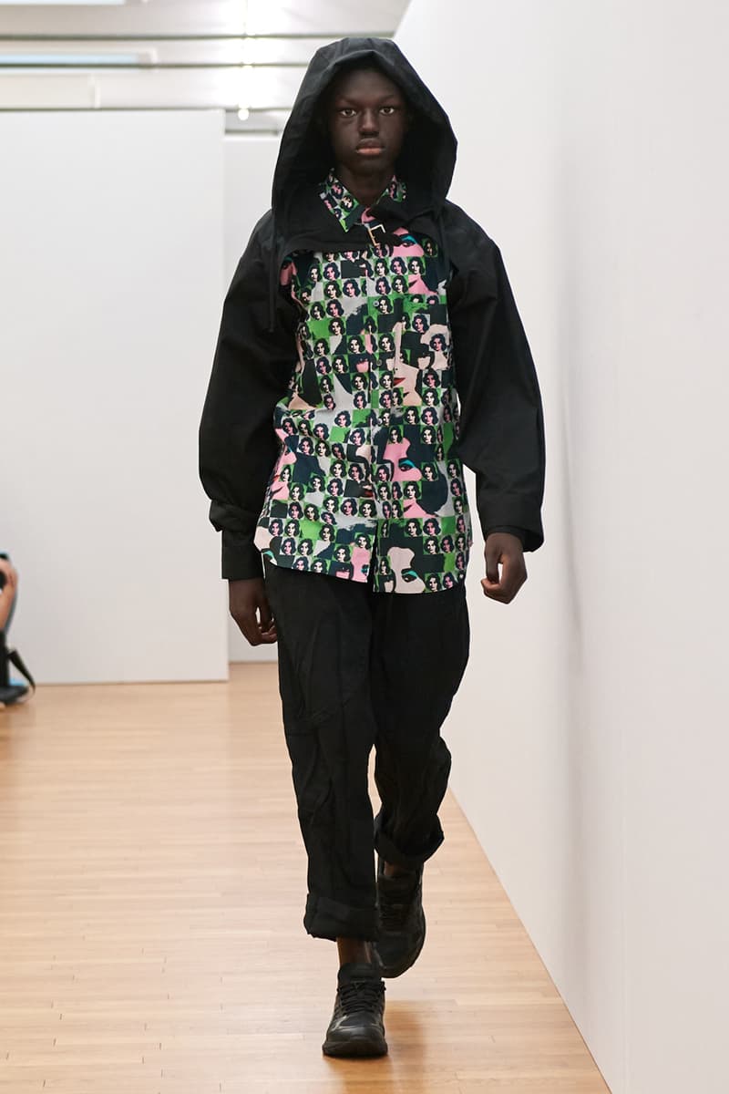 COMME des GARÇONS SHIRT Spring/Summer 2024 SS24 Runway Show Men's Paris Fashion Week Andy Warhol Foundation Marilyn Monroe