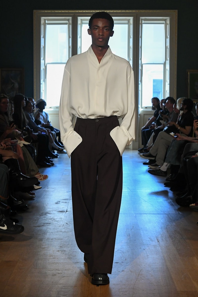 2023 Fall/Winter ] WOMEN/MEN'S PLEATED WIDE PANTS