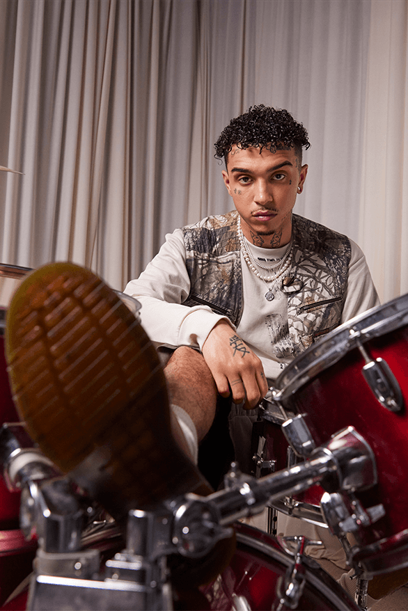 Deyaz Dr Martens Summer 2023 Campaign London uk musician 1461 Adrian Glastonbury footwear