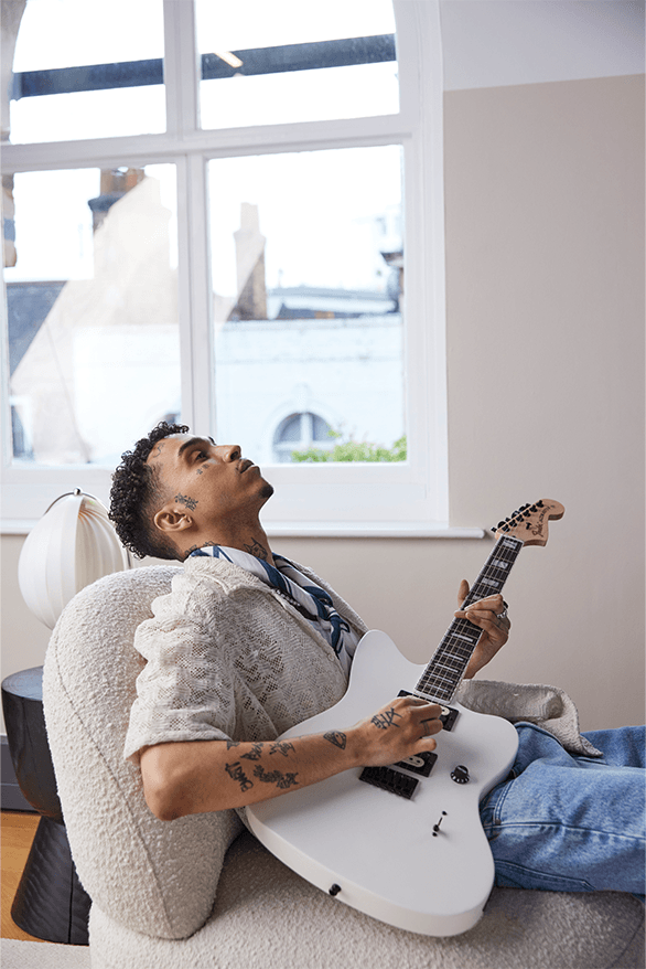 Deyaz Dr Martens Summer 2023 Campaign London uk musician 1461 Adrian Glastonbury footwear