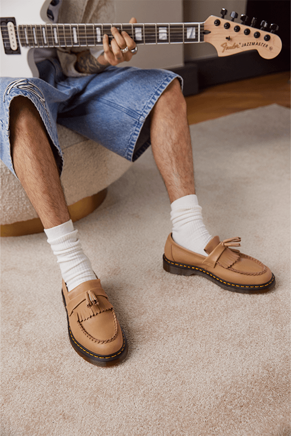 Deyaz Dr Martens Summer 2023 Campaign London uk musician 1461 Adrian Glastonbury footwear