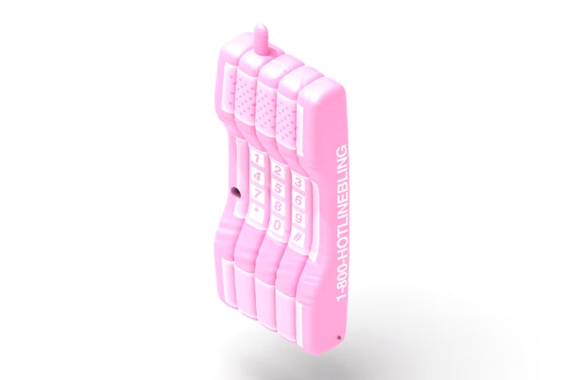Drake drakerelated Hotline Bling pool float floatie beach towel Merch Release Info