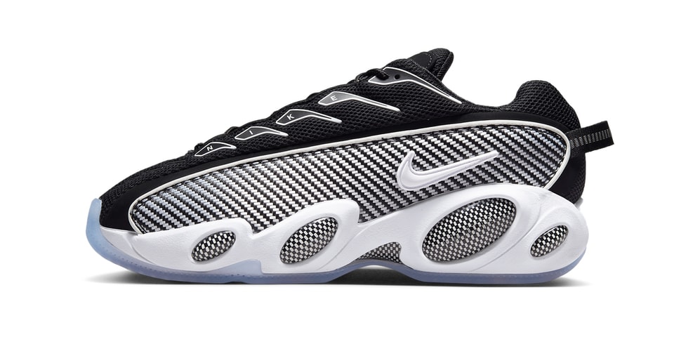 Official Images of Drake's Nike NOCTA Glide in "Black/White"