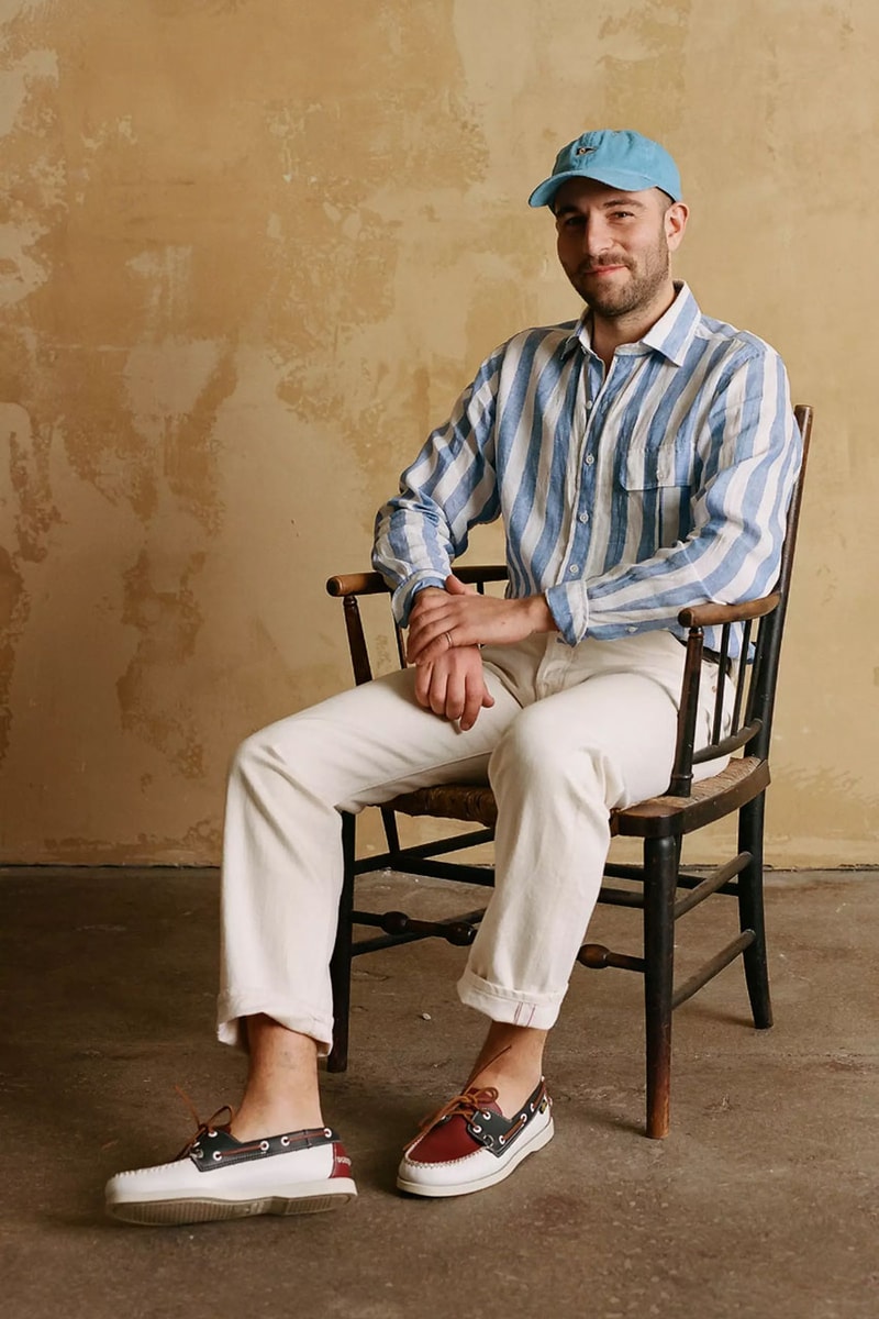 Drake's Sebago Footwear Collaboration UK London Saville Row Clothsurgeon Mackintosh Kestin Clothing Contemporary Boat Shoes