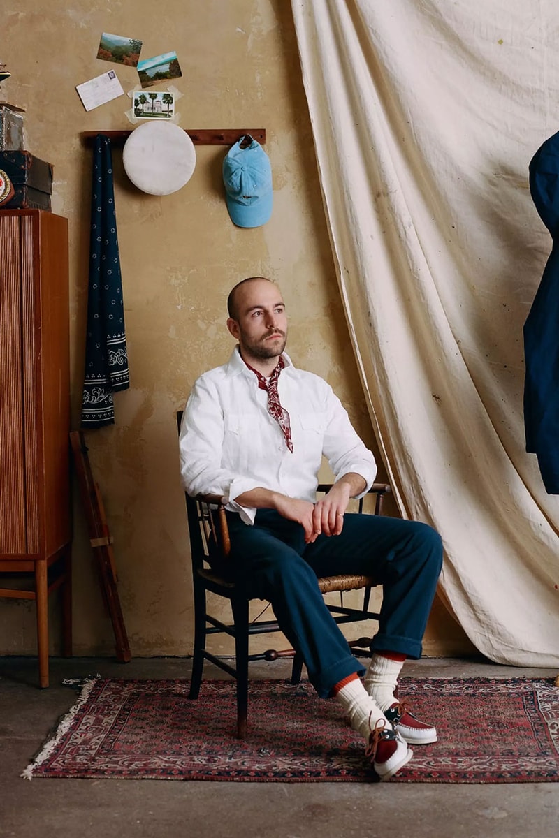 Drake's Sebago Footwear Collaboration UK London Saville Row Clothsurgeon Mackintosh Kestin Clothing Contemporary Boat Shoes