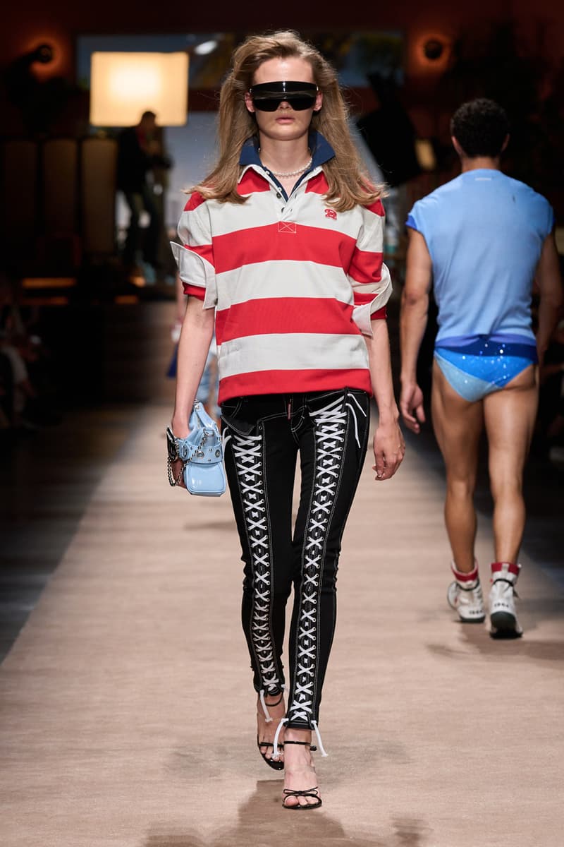 Dsquared2 Spring/Summer 2024 Milan Fashion Week SS24 Collection Rocco Siffredi Julia Fox Dean Dan Caten Runway Review 