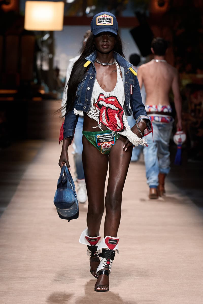 Dsquared2 Spring/Summer 2024 Milan Fashion Week SS24 Collection Rocco Siffredi Julia Fox Dean Dan Caten Runway Review 