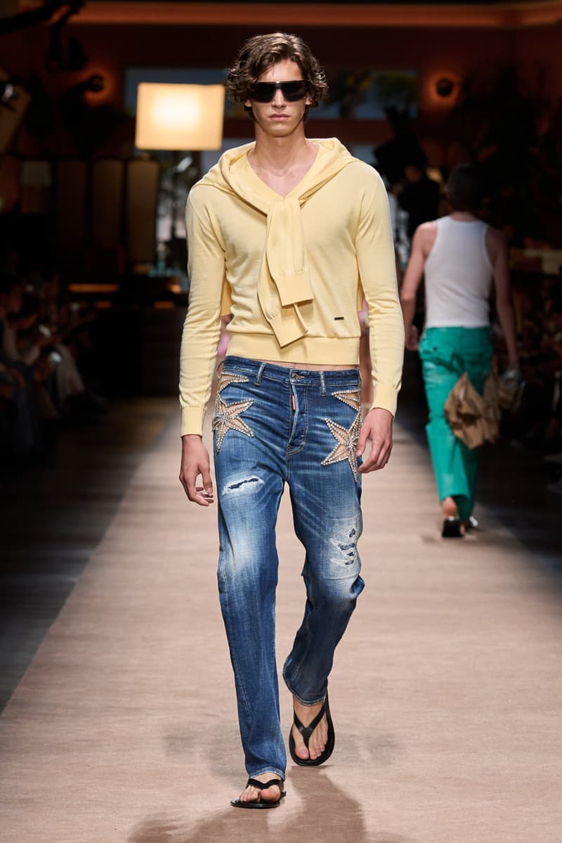 Dsquared2 Spring/Summer 2024 Milan Fashion Week SS24 Collection Rocco Siffredi Julia Fox Dean Dan Caten Runway Review 