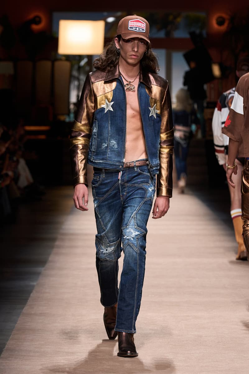 Dsquared2 Spring/Summer 2024 Milan Fashion Week SS24 Collection Rocco Siffredi Julia Fox Dean Dan Caten Runway Review 