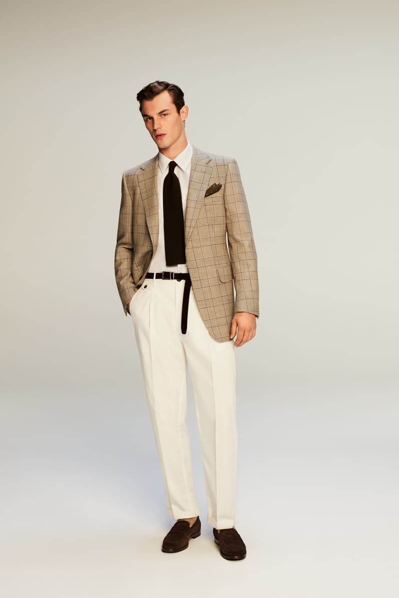 dunhill Spring/Summer 2024 Collection Lookbook Quiet Luxury British UK Brand Menswear Suits Tailoring 