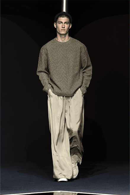 Emporio Armani Spring Summer 2024 Milan Fashion Week runway menswear Giorgio armani