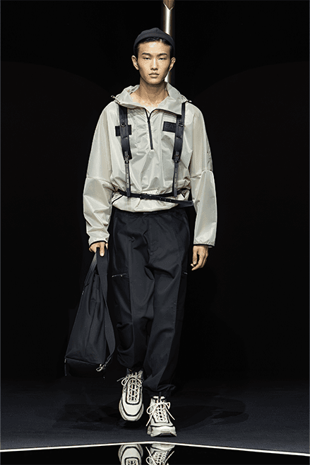 Emporio Armani Spring Summer 2024 Milan Fashion Week runway menswear Giorgio armani