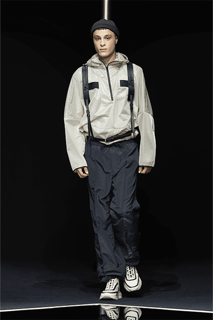 Emporio Armani Spring Summer 2024 Milan Fashion Week runway menswear Giorgio armani