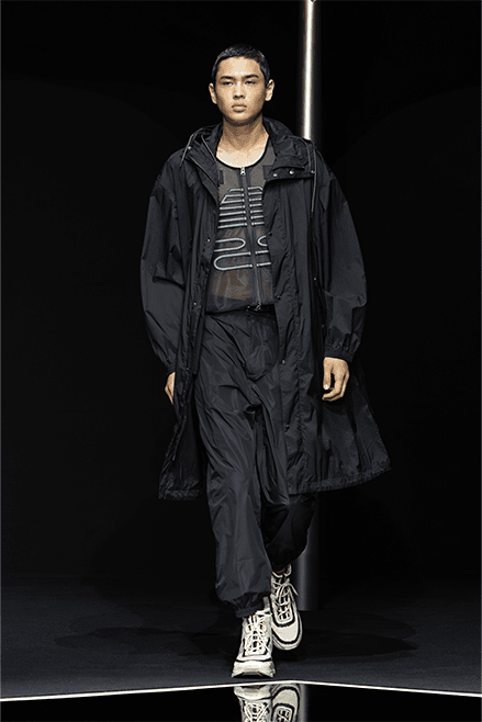Emporio Armani Spring Summer 2024 Milan Fashion Week runway menswear Giorgio armani