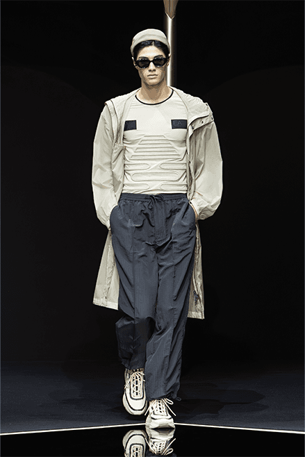 Emporio Armani Spring Summer 2024 Milan Fashion Week runway menswear Giorgio armani