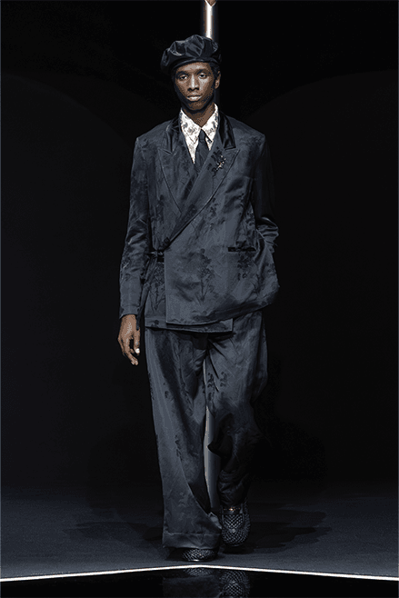 Emporio Armani Spring Summer 2024 Milan Fashion Week runway menswear Giorgio armani
