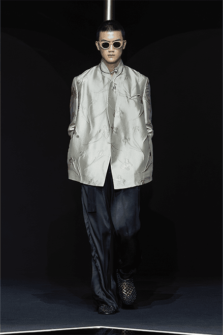 Emporio Armani Spring Summer 2024 Milan Fashion Week runway menswear Giorgio armani