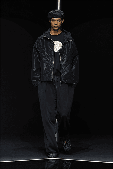 Emporio Armani Spring Summer 2024 Milan Fashion Week runway menswear Giorgio armani