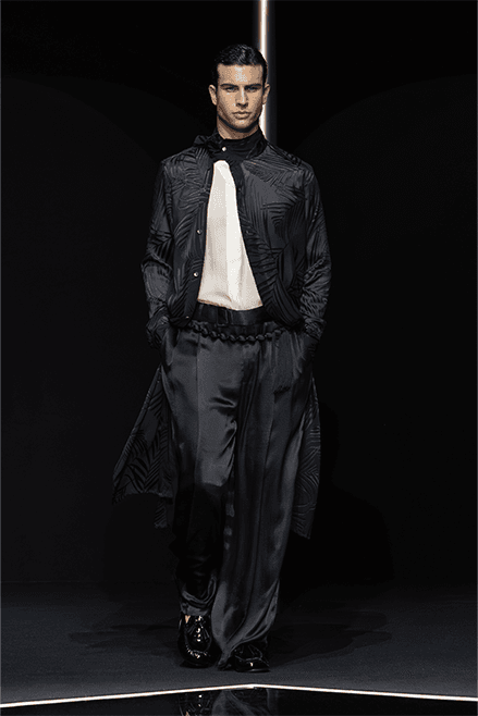 Emporio Armani Spring Summer 2024 Milan Fashion Week runway menswear Giorgio armani
