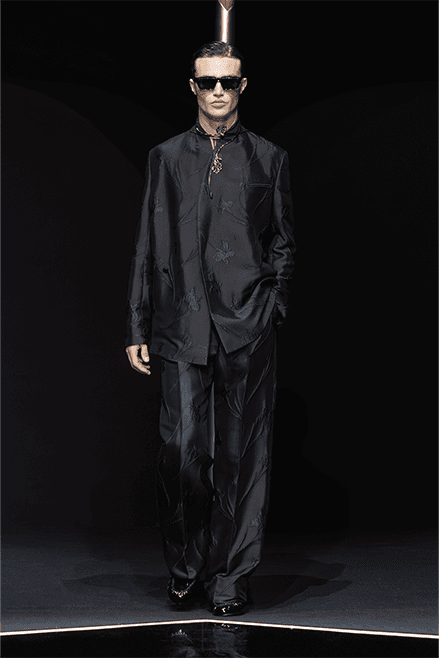 Emporio Armani Spring Summer 2024 Milan Fashion Week runway menswear Giorgio armani