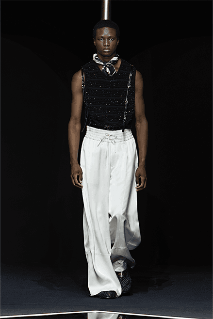 Emporio Armani Spring Summer 2024 Milan Fashion Week runway menswear Giorgio armani