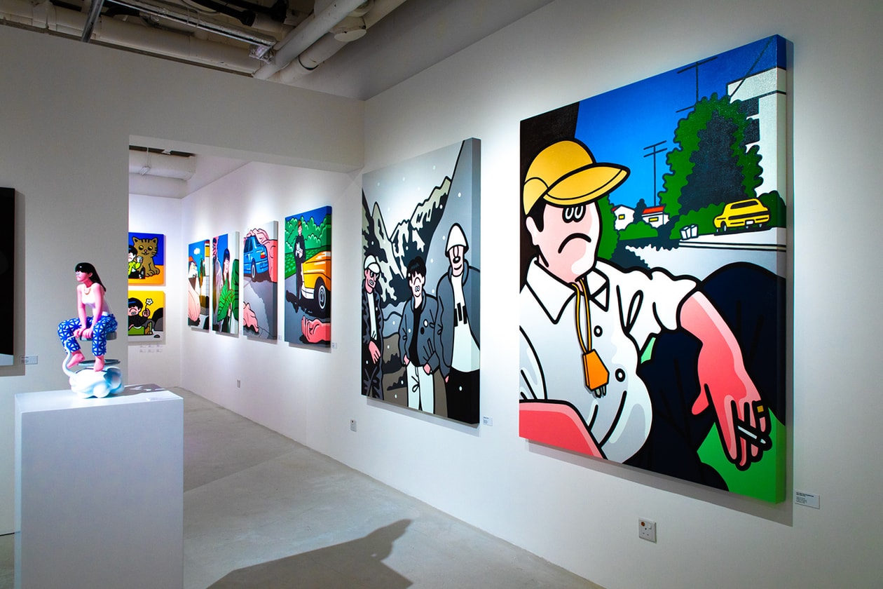 face oka “STORYBOARD” Solo Exhibition Interview AllRightsReserved GALLERY TARGET Hong Kong 