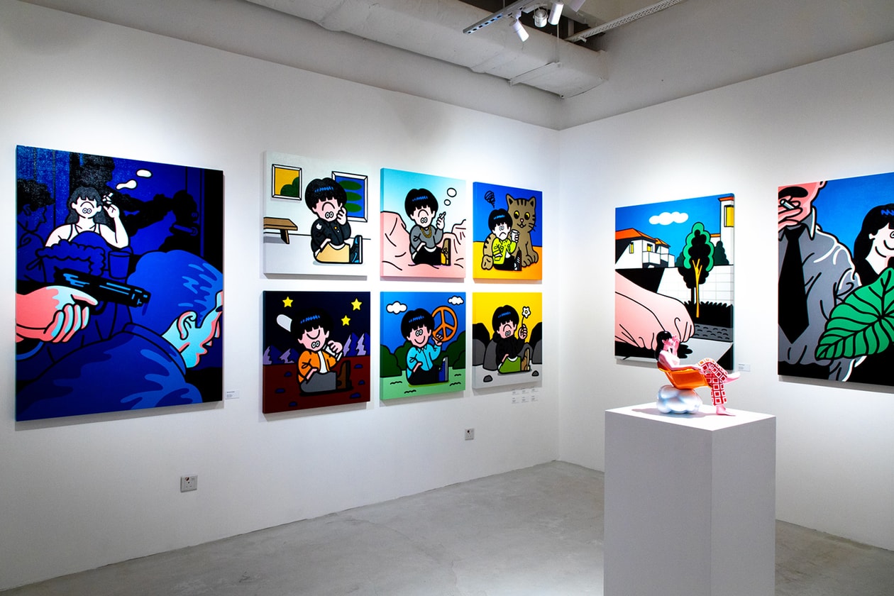 face oka “STORYBOARD” Solo Exhibition Interview AllRightsReserved GALLERY TARGET Hong Kong 