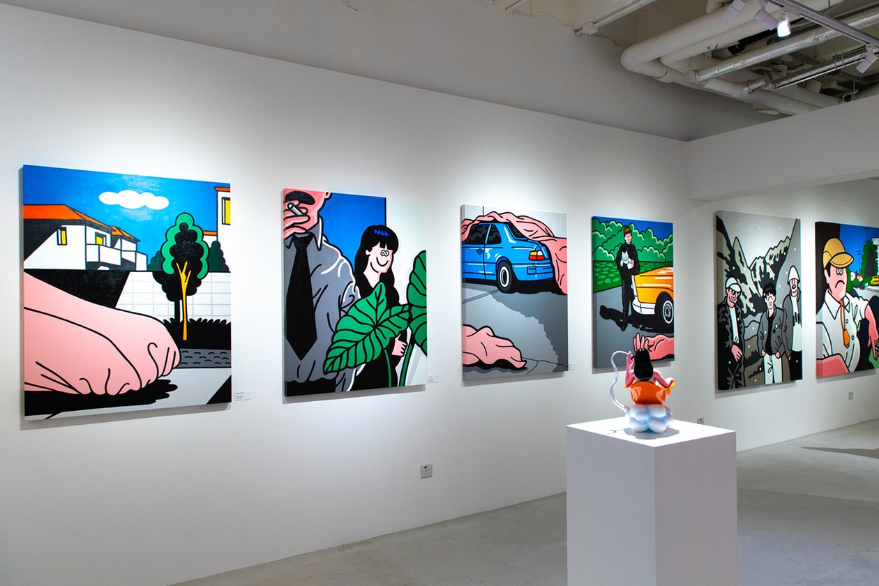 face oka “STORYBOARD” Solo Exhibition Interview AllRightsReserved GALLERY TARGET Hong Kong