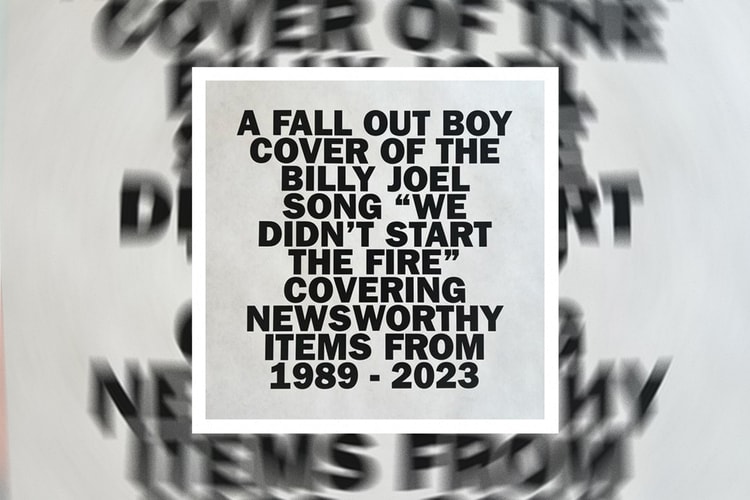 Fall Out Boy Modernizes Billy Joel's "We Didn't Start The Fire"