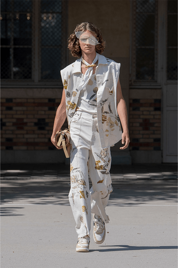 Feng Chen Wang Spring Summer 2024 Paris Fashion Week London uk designer nike Air Force 1 sneakers footwear menswear womenswear sportswear