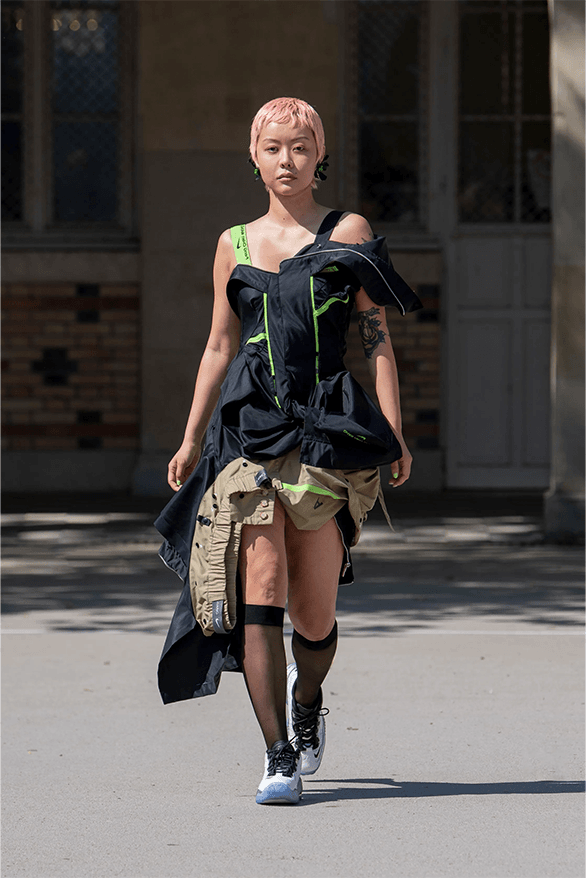 Feng Chen Wang Spring Summer 2024 Paris Fashion Week London uk designer nike Air Force 1 sneakers footwear menswear womenswear sportswear