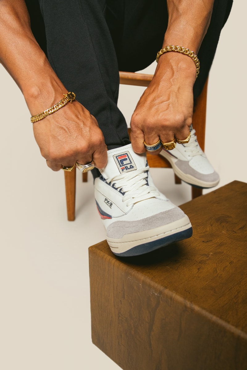 FILA x Mano Brown FX-2 Sneaker for 40th Anniversary red navy sand brazilian rap hip hop