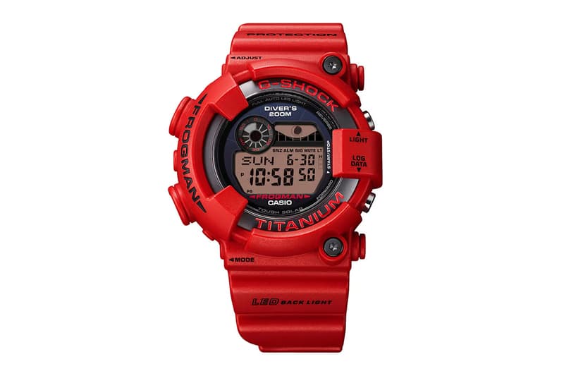 g-shock red frogman 30th anniversary casio release date info store list buying guide photos price 