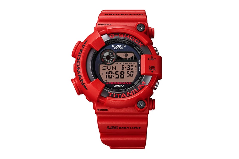 g-shock red frogman 30th anniversary casio release date info store list buying guide photos price