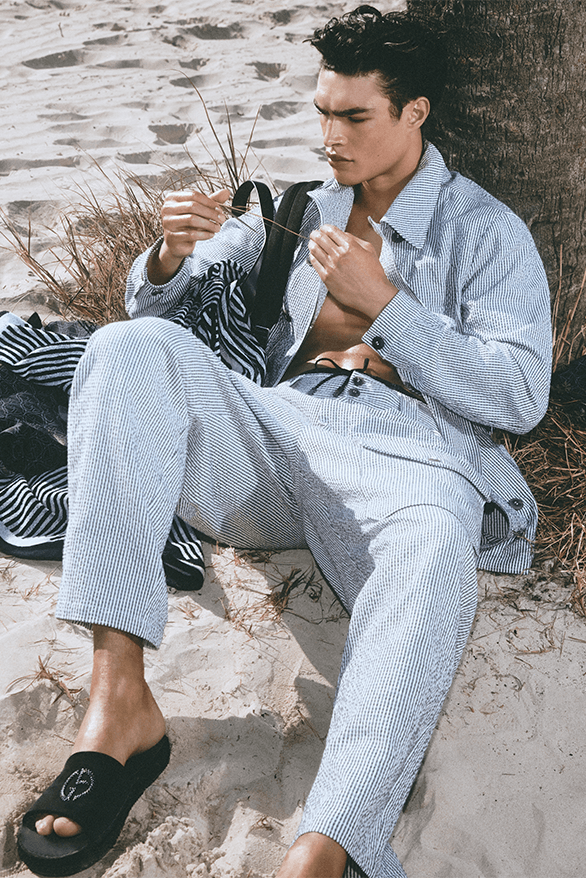 Giorgio Armani Mare Collection Release Information details date menswear womenswear summer 2023 Puerto Banús Porto Cervo St. Tropez Cannes Taormina at Parisi Woman Boutique Shanghai Plaza 66 Bagatelle club china Sanya Capella Hotel Sylt Shenzhen Mix City Singapore Marina Bay Sands Riviera Zushi Marina