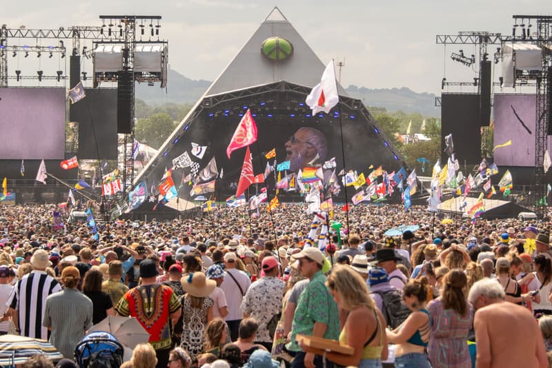 Glastonbury Festival 2024 Music Events Songs UK Rap R&B Elton John Central Cee Dave Sprinter Taylor Swift Spice Girls The 1975