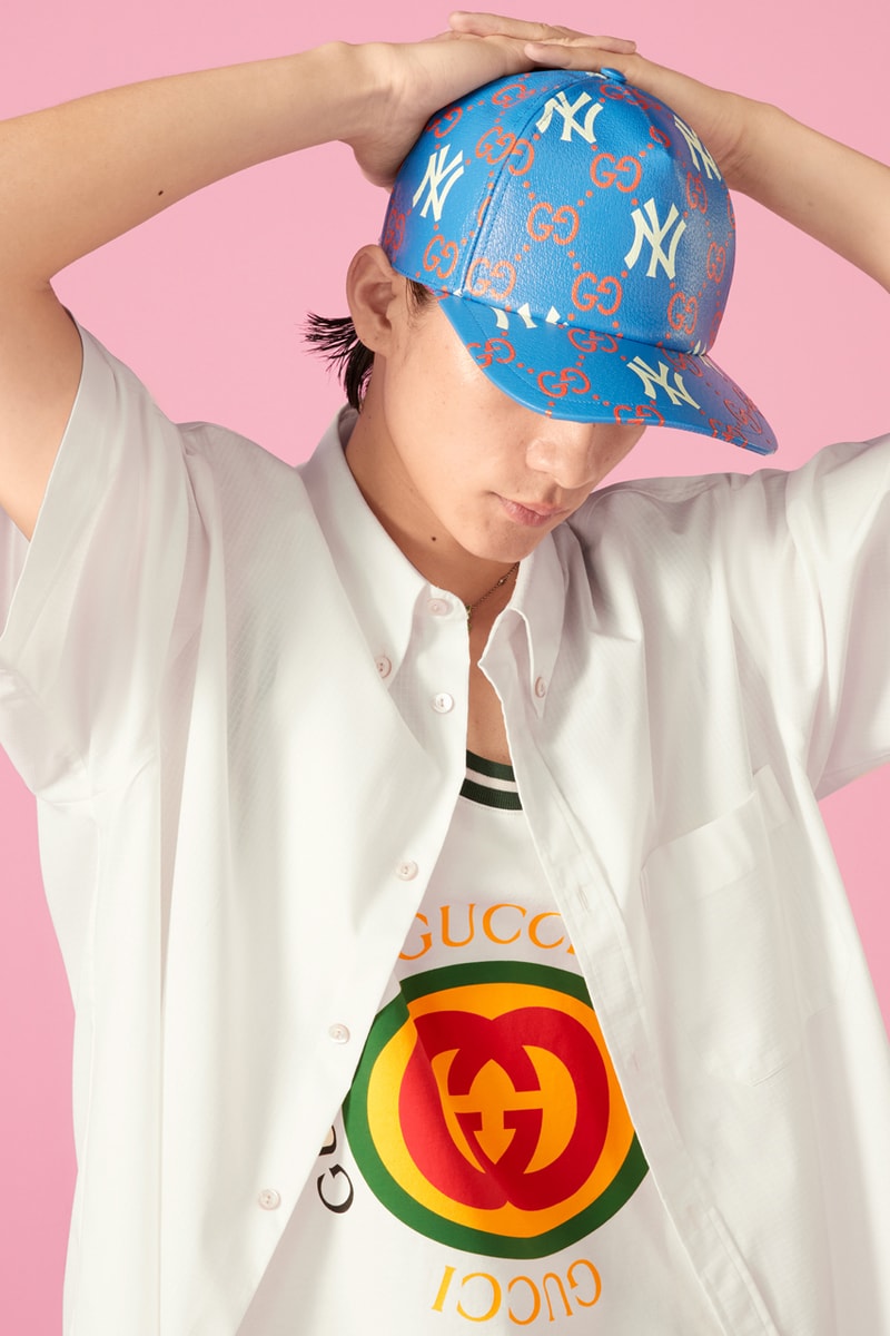 Gucci x Major League Baseball New York Yankees New Era Collaboration Capsule Collection Drops Release Information Sports Clothing