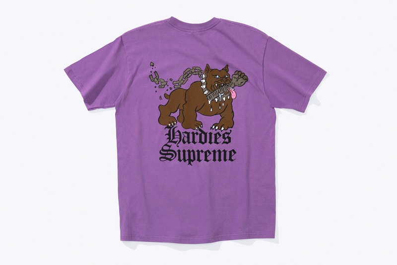 hardies hardware supreme spring 2023 collaboration tyshawn jones skateboarding jersey shorts t shirt official release date info photos price store list buying guide