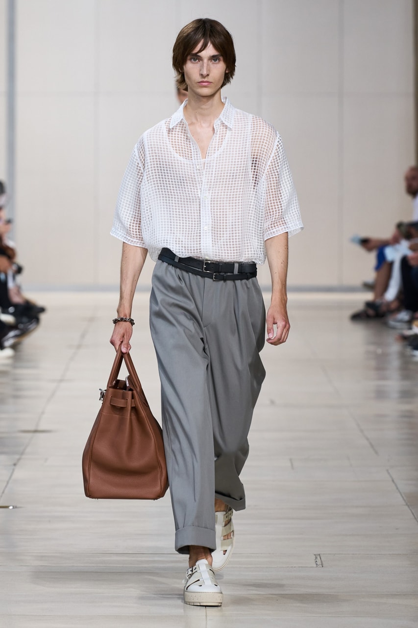 Hermès Spring Summer 2024 Paris Fashion Week Runway Show SS24 Véronique Nichanian Menswear Birkin Bags 