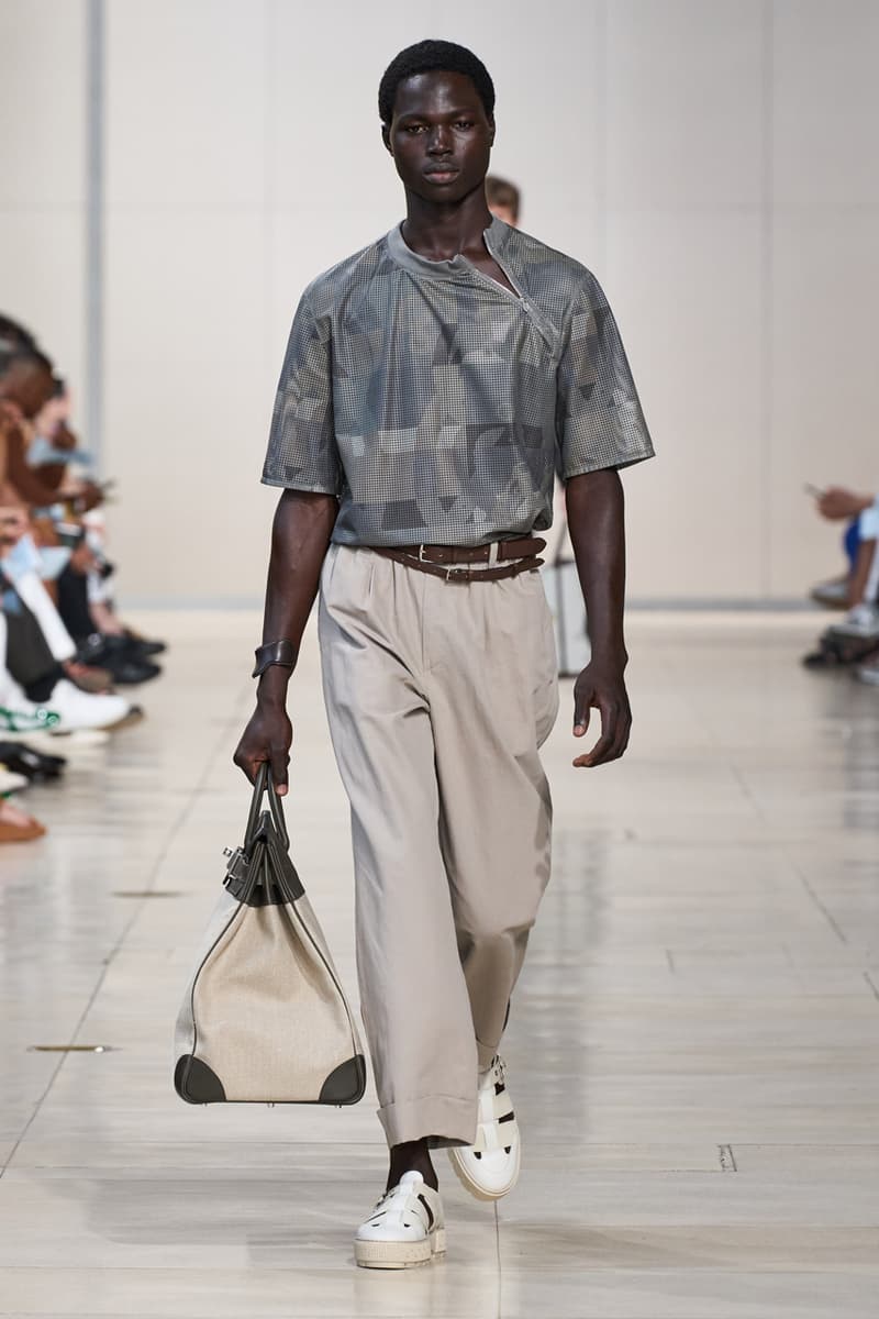 Hermès Spring Summer 2024 Paris Fashion Week Runway Show SS24 Véronique Nichanian Menswear Birkin Bags 