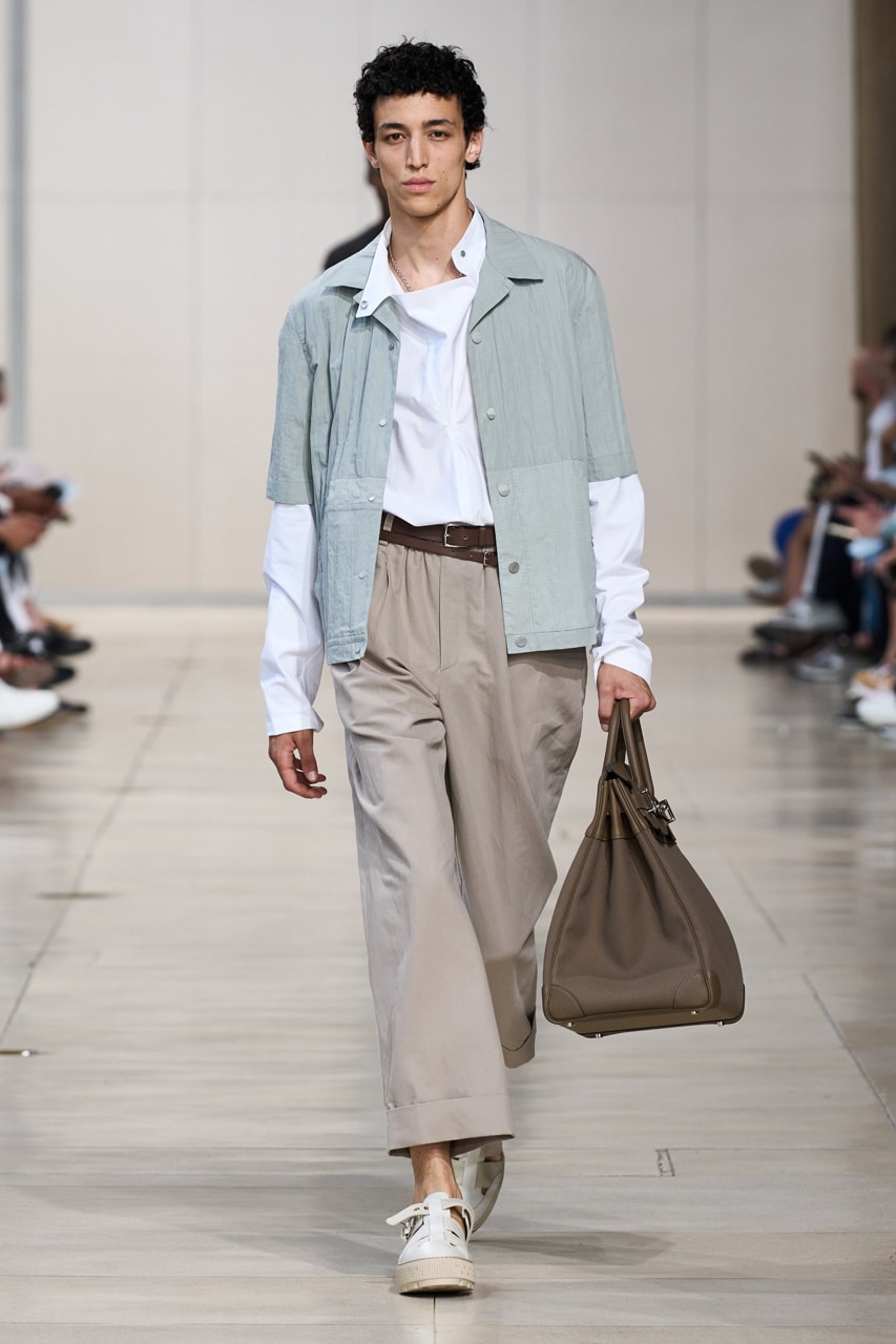 Hermès Spring Summer 2024 Paris Fashion Week Runway Show SS24 Véronique Nichanian Menswear Birkin Bags 