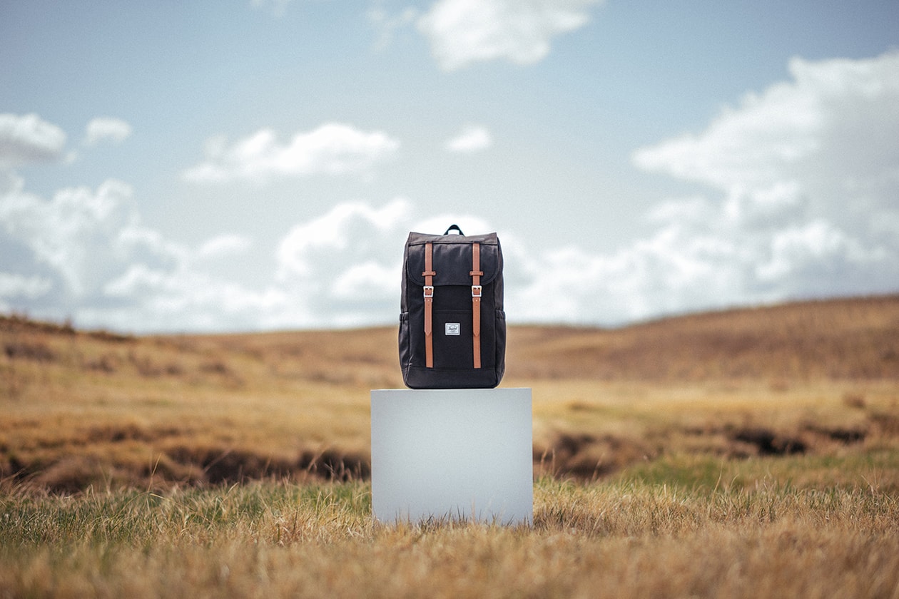 Herschel New Classics Range Jamie Cormack Interview backpack duffle bag accessories black brown 