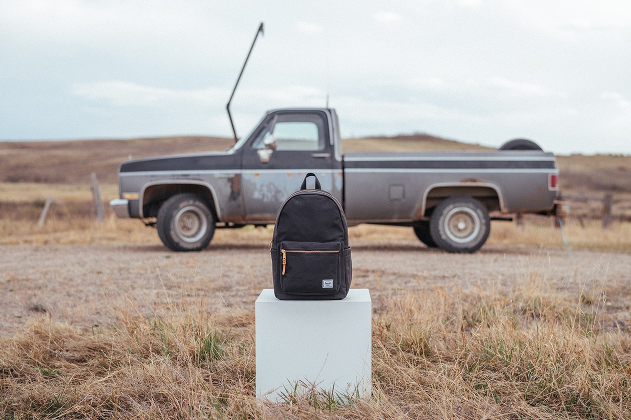 Herschel New Classics Range Jamie Cormack Interview backpack duffle bag accessories black brown 